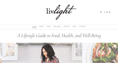 Desktop Screenshot of liv-light.com